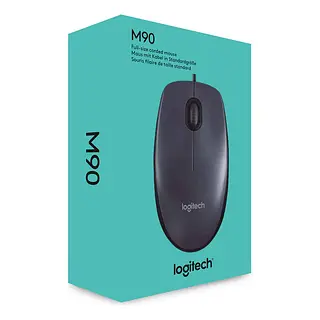 Logitech M90 Mouse Usb Óptico Confortable